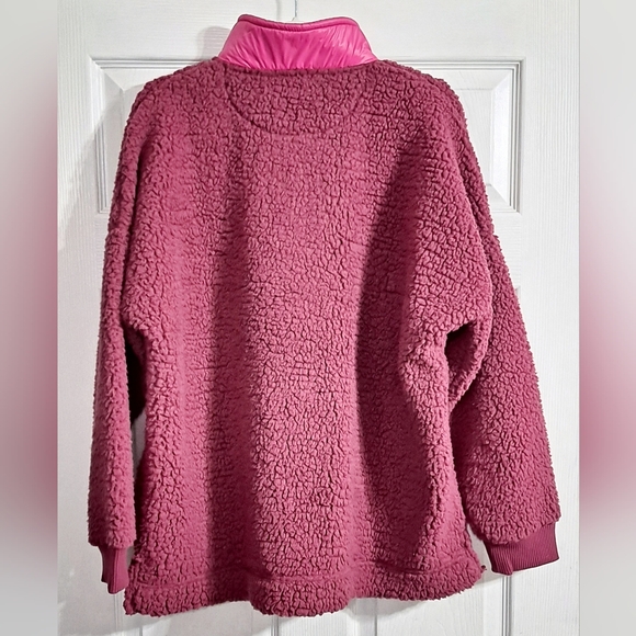 Aerie~ Dream Sherpa Quarter Zip Pullover - Picture 4 of 5